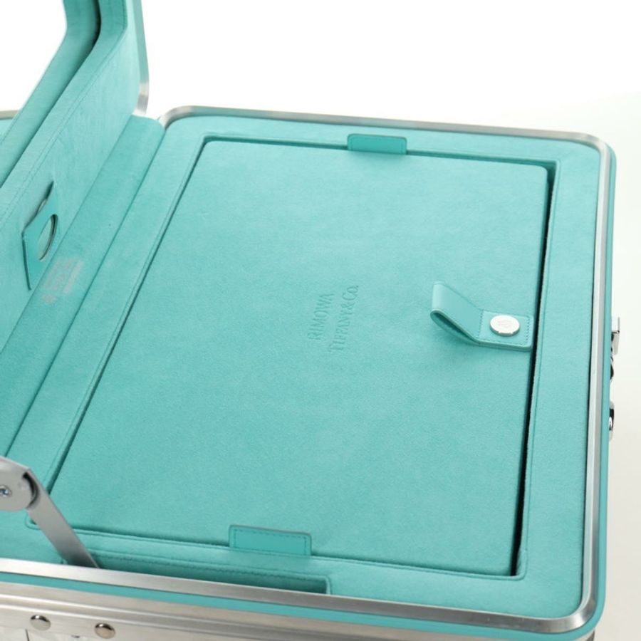【日本直送】TIFFANY&Co. Rimowa 聯名首飾盒,金屬銀色,正品編號 184639SM-26