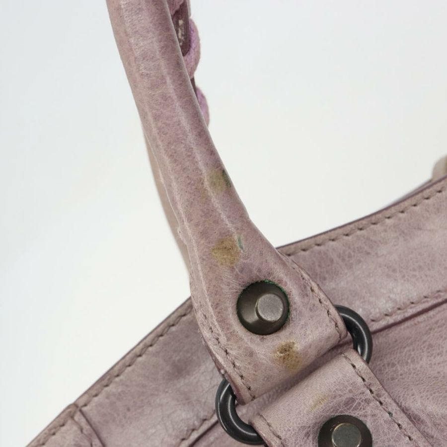 【日本直送】BALENCIAGA The City 手提包 皮革 2way 紫色 115748 正品 184981SM-8