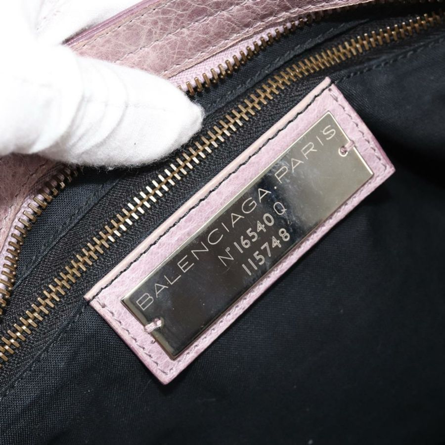 【日本直送】BALENCIAGA The City 手提包 皮革 2way 紫色 115748 正品 184981SM-23