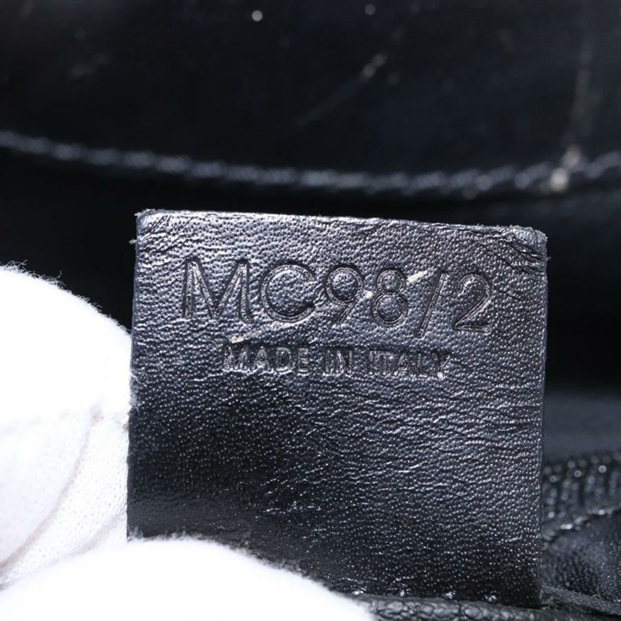 【日本直送】CELINE Macadam帆布圓形肩背包 PVC皮革 黑色 金色 正品 184927V-10