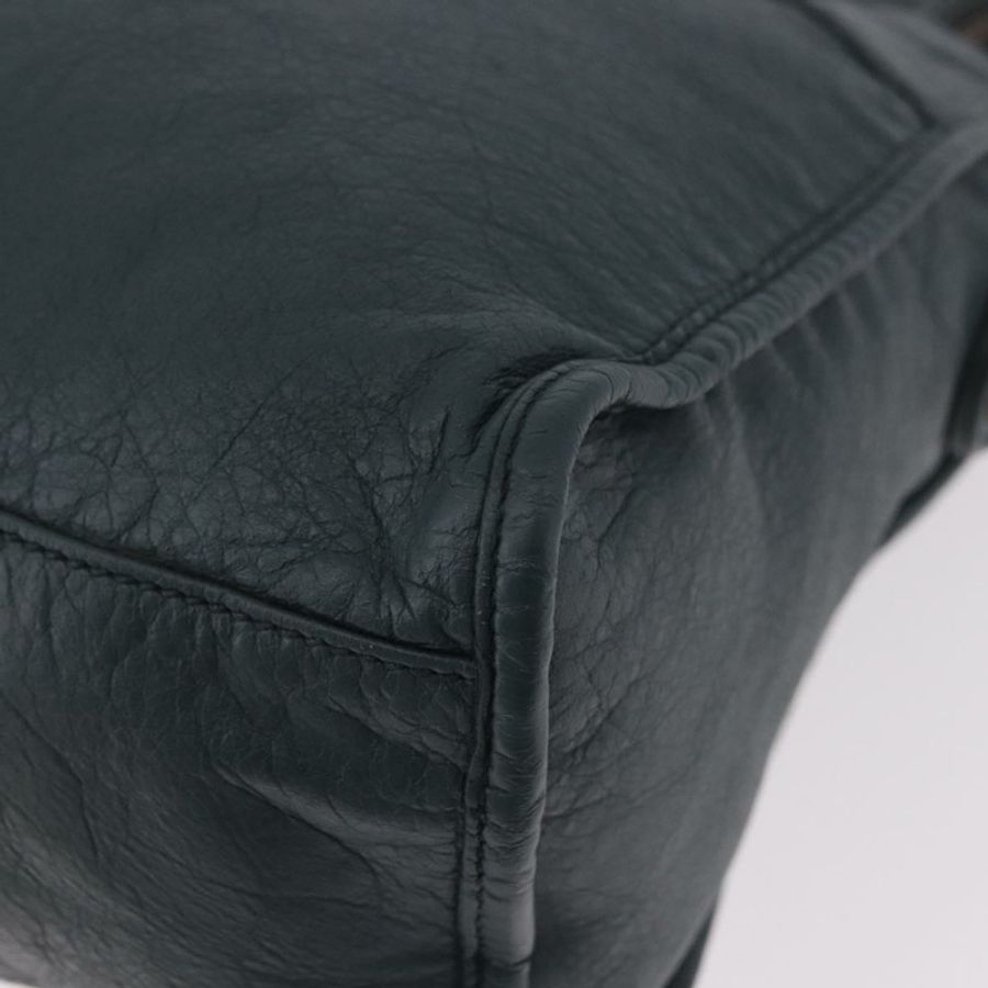【日本直送】BALENCIAGA Giant City 手提包 皮革 2way 海軍藍/金色 173084 正品 185401M-15