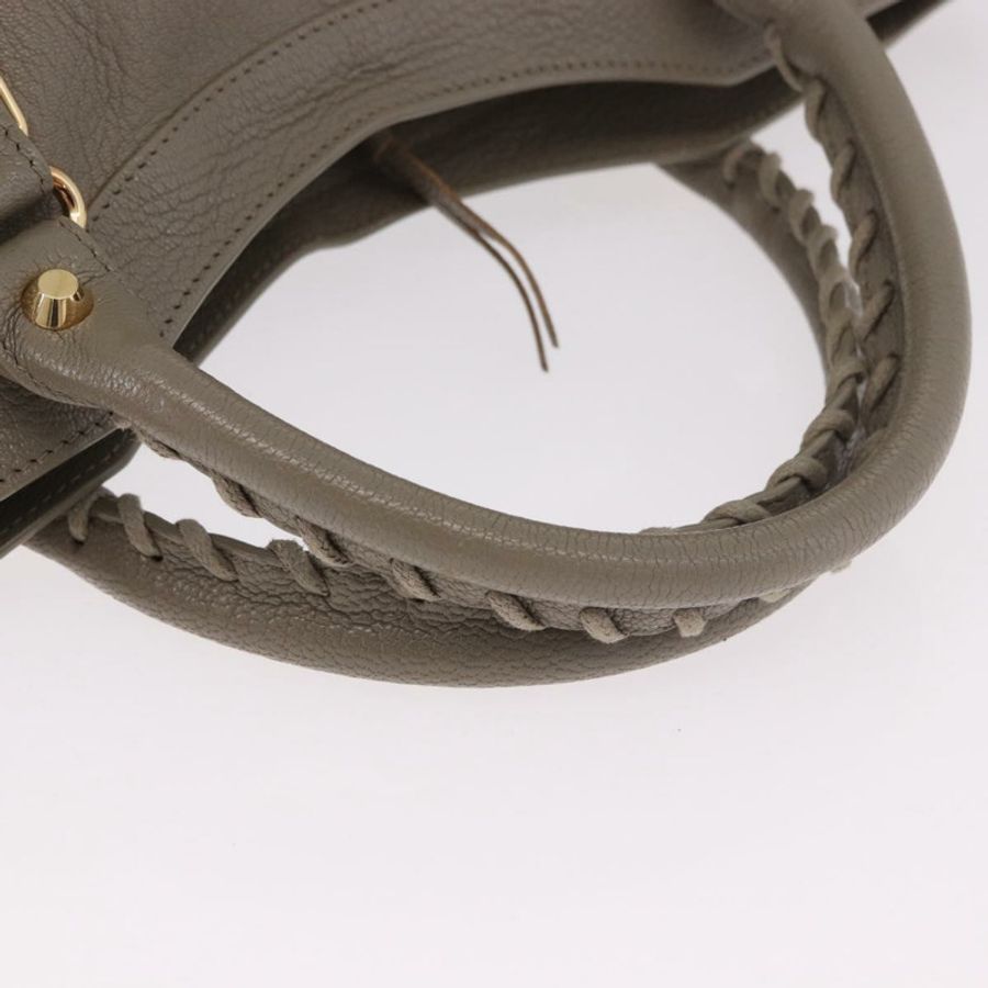 【日本直送】BALENCIAGA 經典金屬邊飾都會包 2way 米色 390154 正品 185406SAM-6