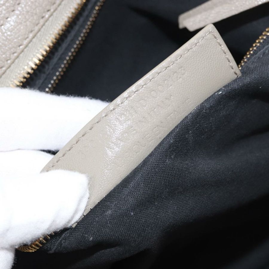 【日本直送】BALENCIAGA 經典金屬邊飾都會包 2way 米色 390154 正品 185406SAM-11