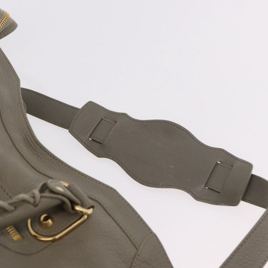 【日本直送】BALENCIAGA 經典金屬邊飾都會包 2way 米色 390154 正品 185406SAM-13