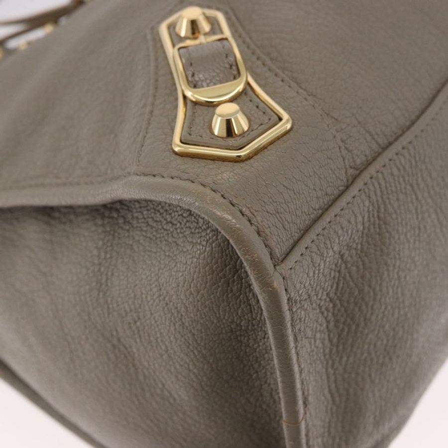 【日本直送】BALENCIAGA 經典金屬邊飾都會包 2way 米色 390154 正品 185406SAM-14