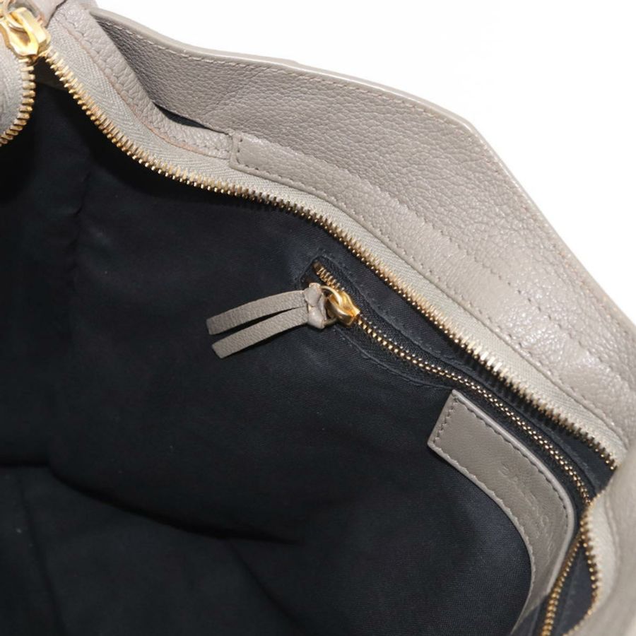 【日本直送】BALENCIAGA 經典金屬邊飾都會包 2way 米色 390154 正品 185406SAM-23