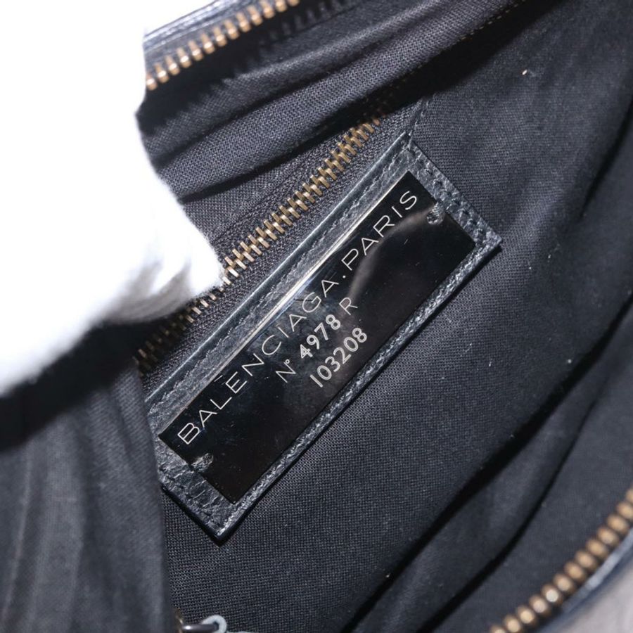 【日本直送】BALENCIAGA The First 手提包 皮革 2way 黑色 103208 正品 185447M-21