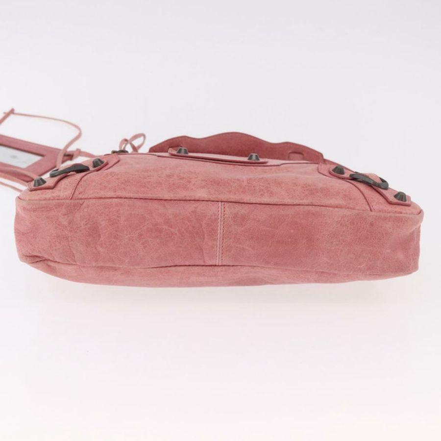 【日本直送】BALENCIAGA The First 手提包 皮革 2way 粉紅色 103208 正品 185362V-4