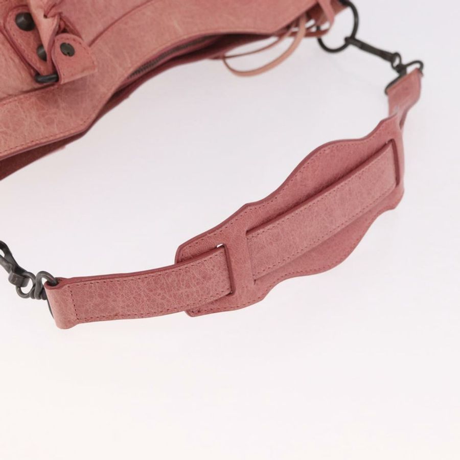【日本直送】BALENCIAGA The First 手提包 皮革 2way 粉紅色 103208 正品 185362V-8
