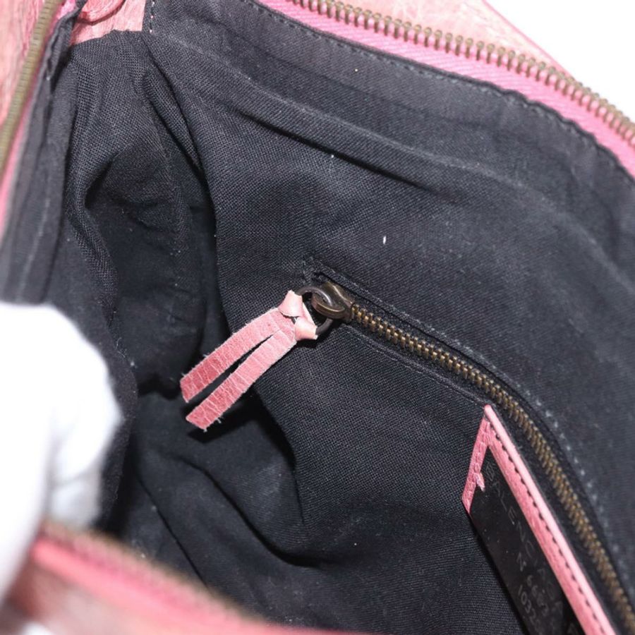 【日本直送】BALENCIAGA The First 手提包 皮革 2way 粉紅色 103208 正品 185362V-24