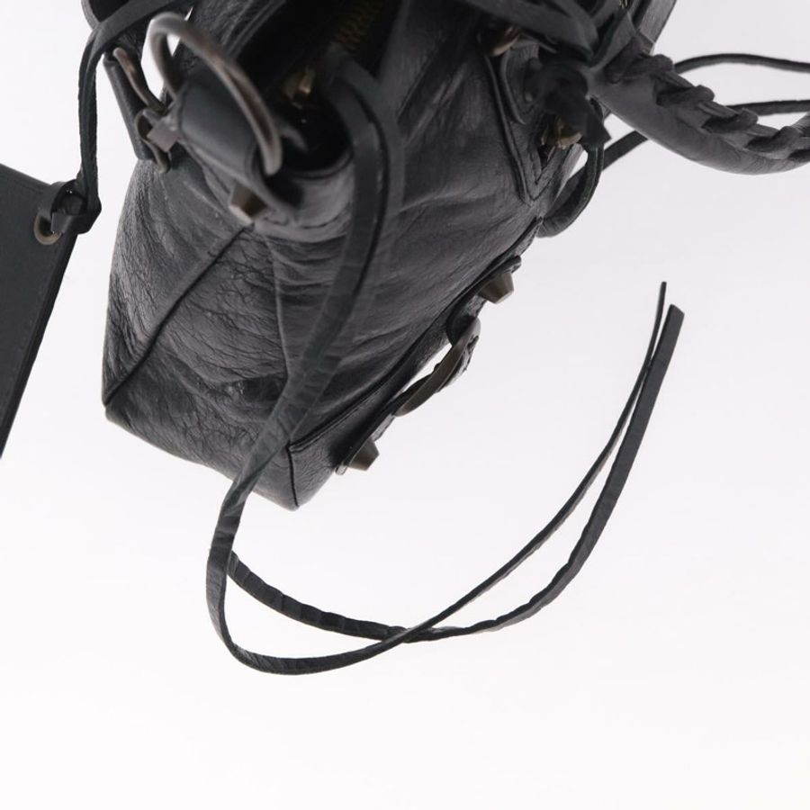 【日本直送】BALENCIAGA The First 手提包 皮革 2way 黑色 103208 正品 185399SAM-8