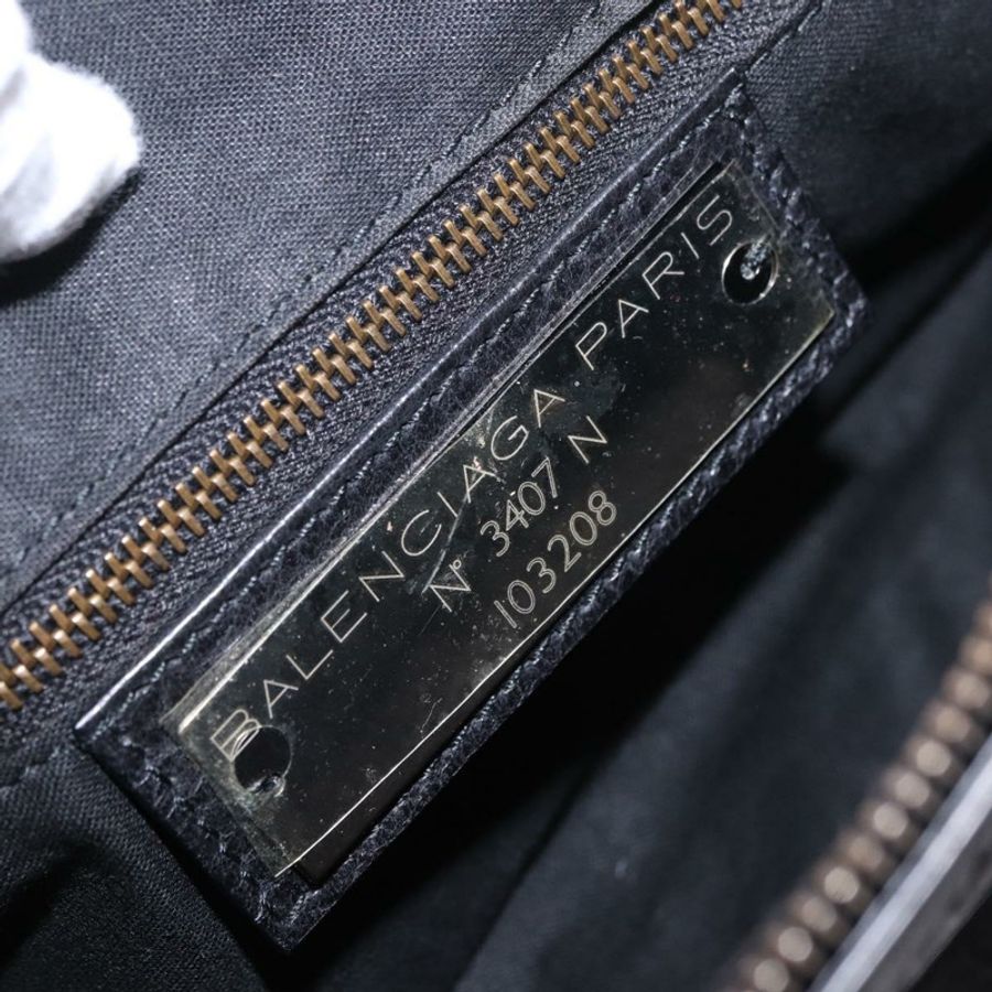 【日本直送】BALENCIAGA The First 手提包 皮革 2way 黑色 103208 正品 185399SAM-20