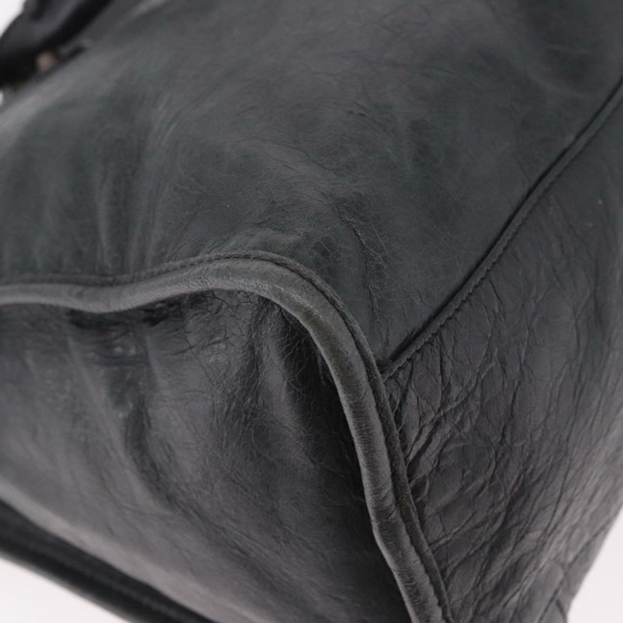 【日本直送】BALENCIAGA The City 手提包,皮革材質,黑色,兩用款,貨號 115748,正品編號 185364SAM-16