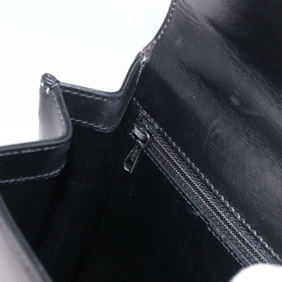 【日本直送】CELINE 手提包 皮革 黑色 金色 正品 185644V-20