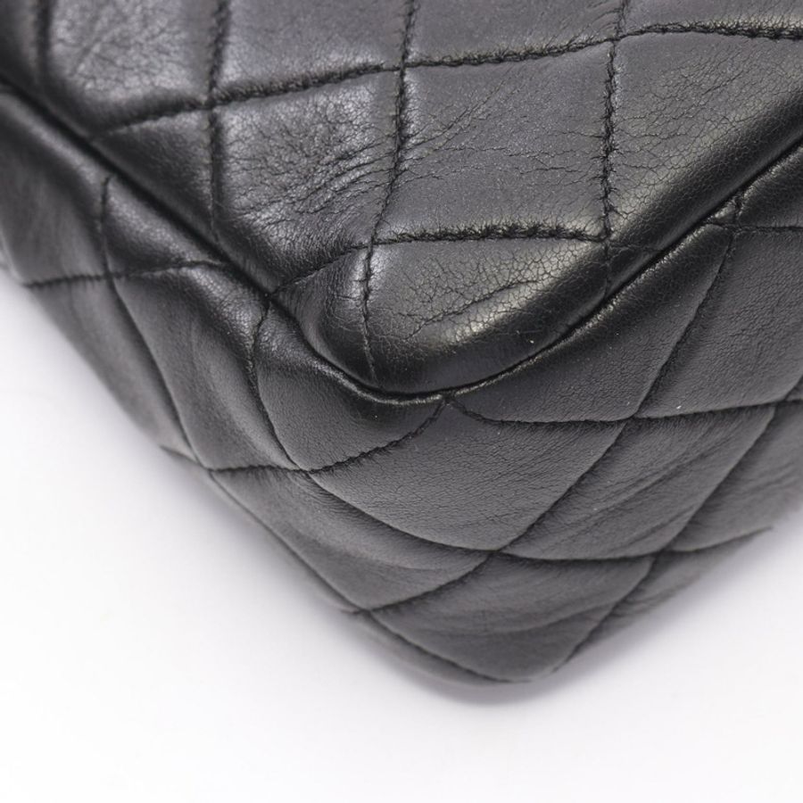 香奈兒 (CHANEL) 絎縫小號單肩斜背包 AS3154 羊皮 BK GHW-5