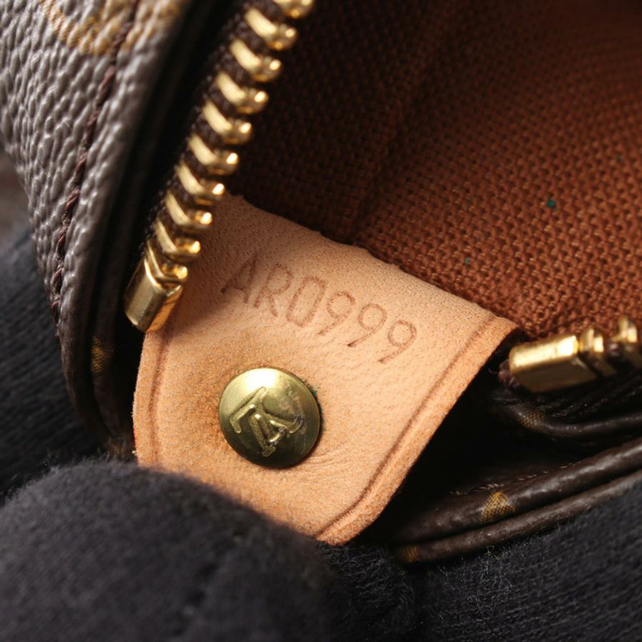 路易威登 Cabas Mezzo 手提單肩包 M51151 Monogram 皮革 棕色 二手-4