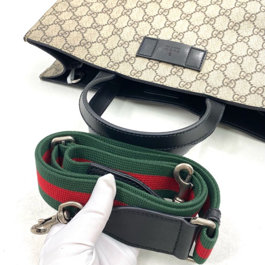 99新 gucci 古馳 經典老花琴譜托特包 尺寸36*38-4