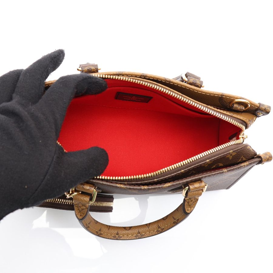 棕色 原花帆布 OnTheGo East West 兩用包【LOUIS VUITTON LV 路易威登】 M46653-3