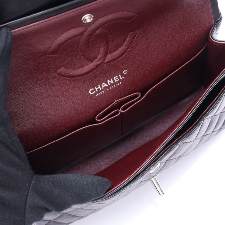 黑色 菱格紋 羊皮 COCO 25 鍊帶 肩背包 無卡【CHANEL 香奈兒】 A01112-2