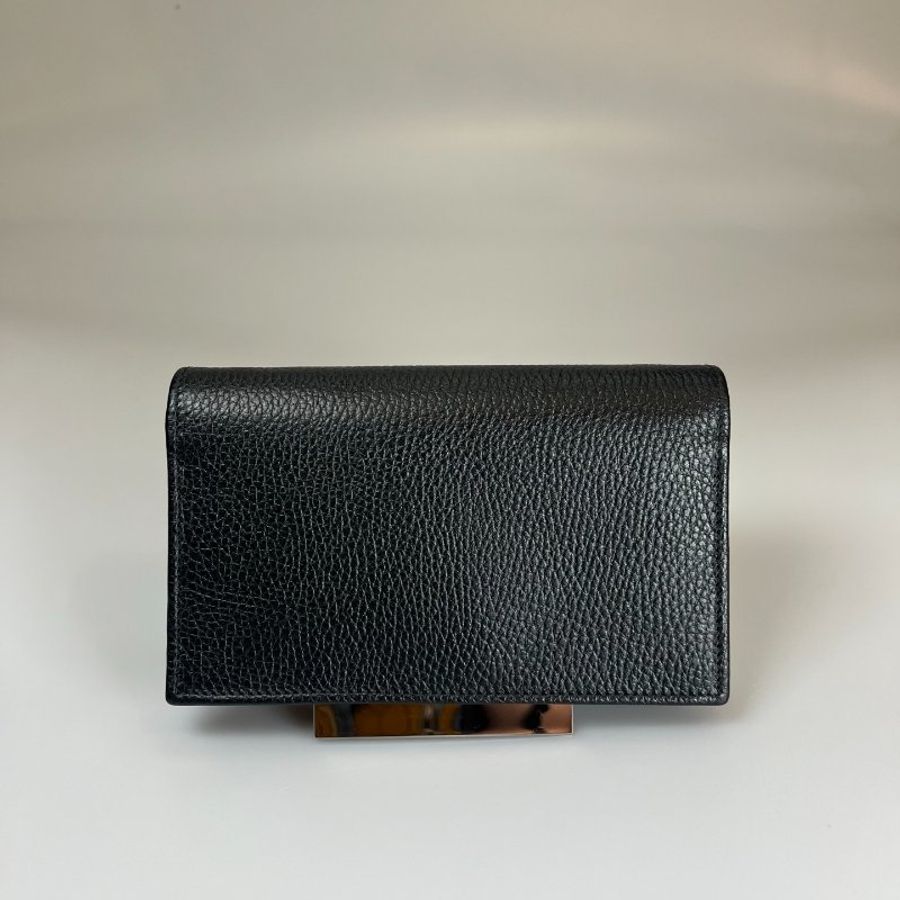 全新品 GUCCI 615523 黑SOHO 鐵牌WOC包-1