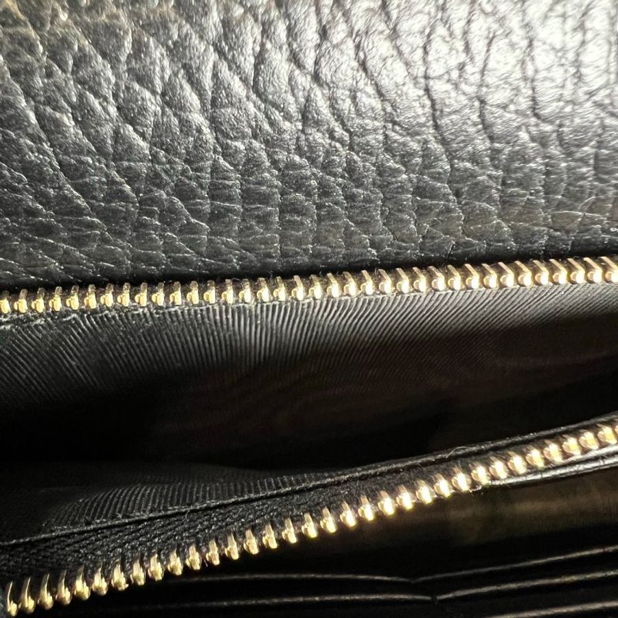 全新品 GUCCI 615523 黑SOHO 鐵牌WOC包-7