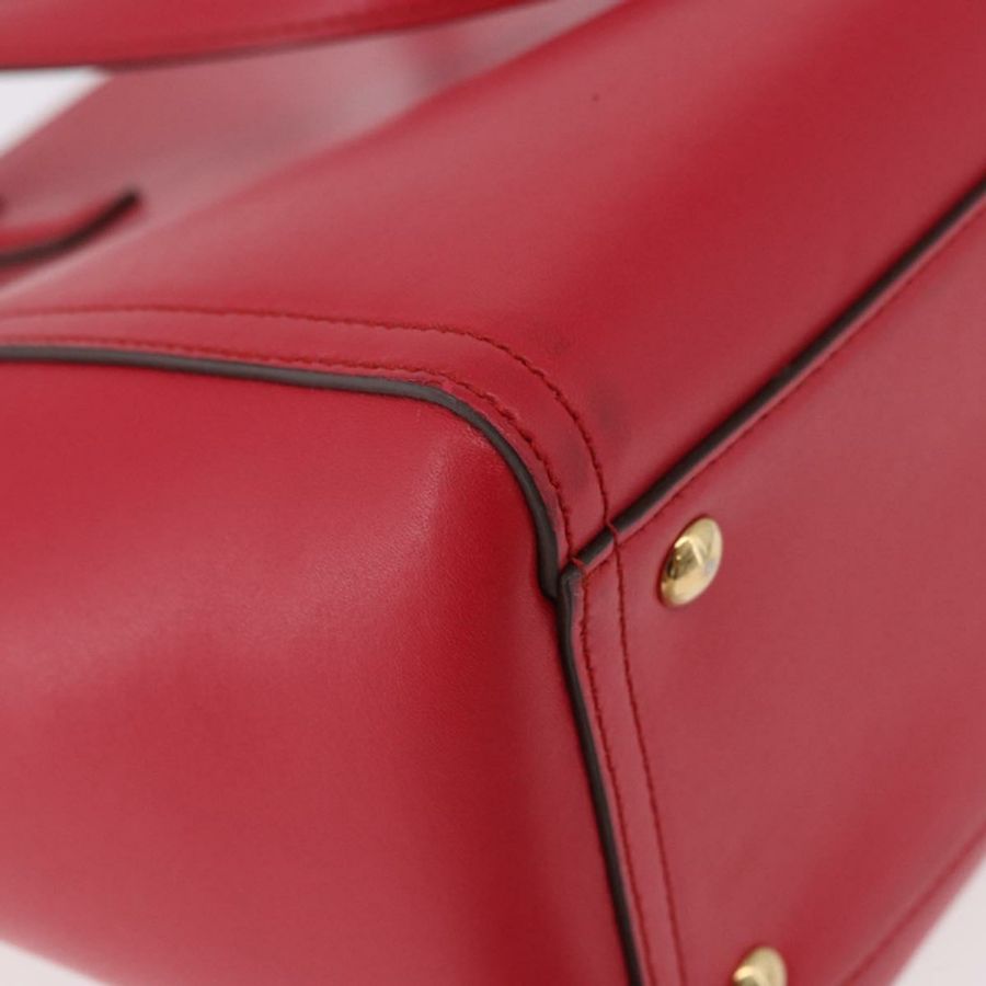 【日本直送】Salvatore Ferragamo Gancini 手提包 皮革 粉紅色 金飾 正品 184616V-15