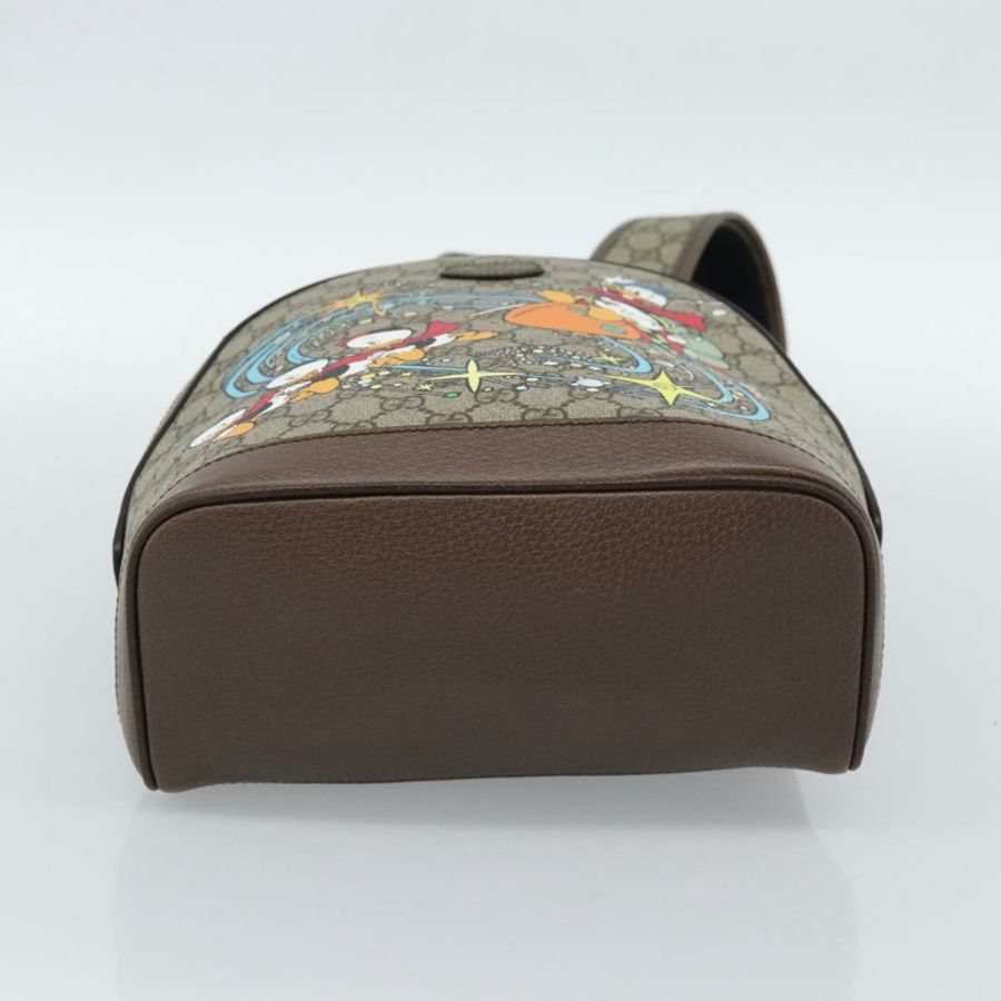 【日本直送】GUCCI GUCCI x Disney GG Supreme 雙肩包 PVC 米色 552884 正品 185480M-4