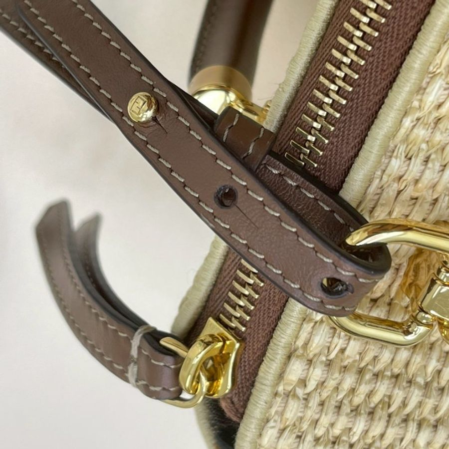 FENDI BY THE WAY 竹編兩用迷你波士頓包-16