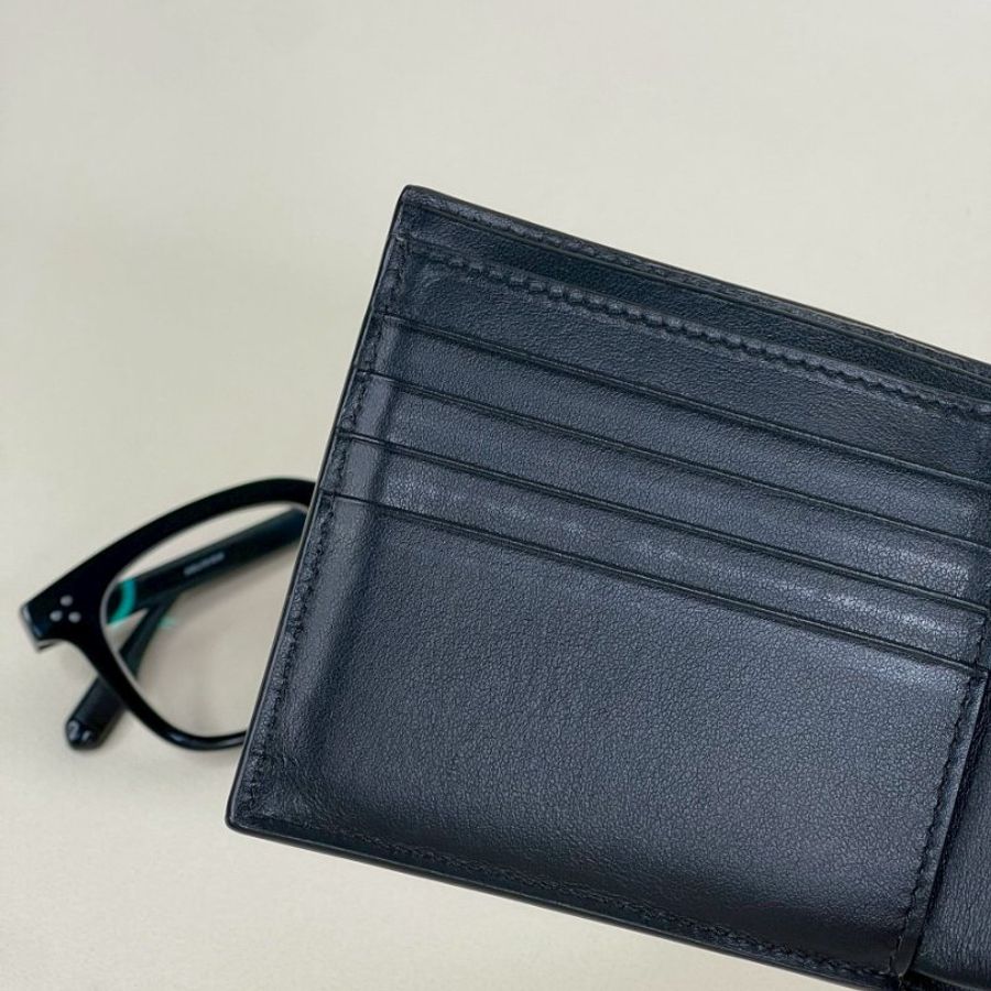 FENDI 雙色拼接8卡短夾-8
