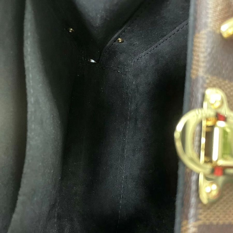LV Stories box徽章限量款 棕棋盤格盒子相機手提包肩背斜背包 限量款  19×15 99新配件肩帶 塵袋-8