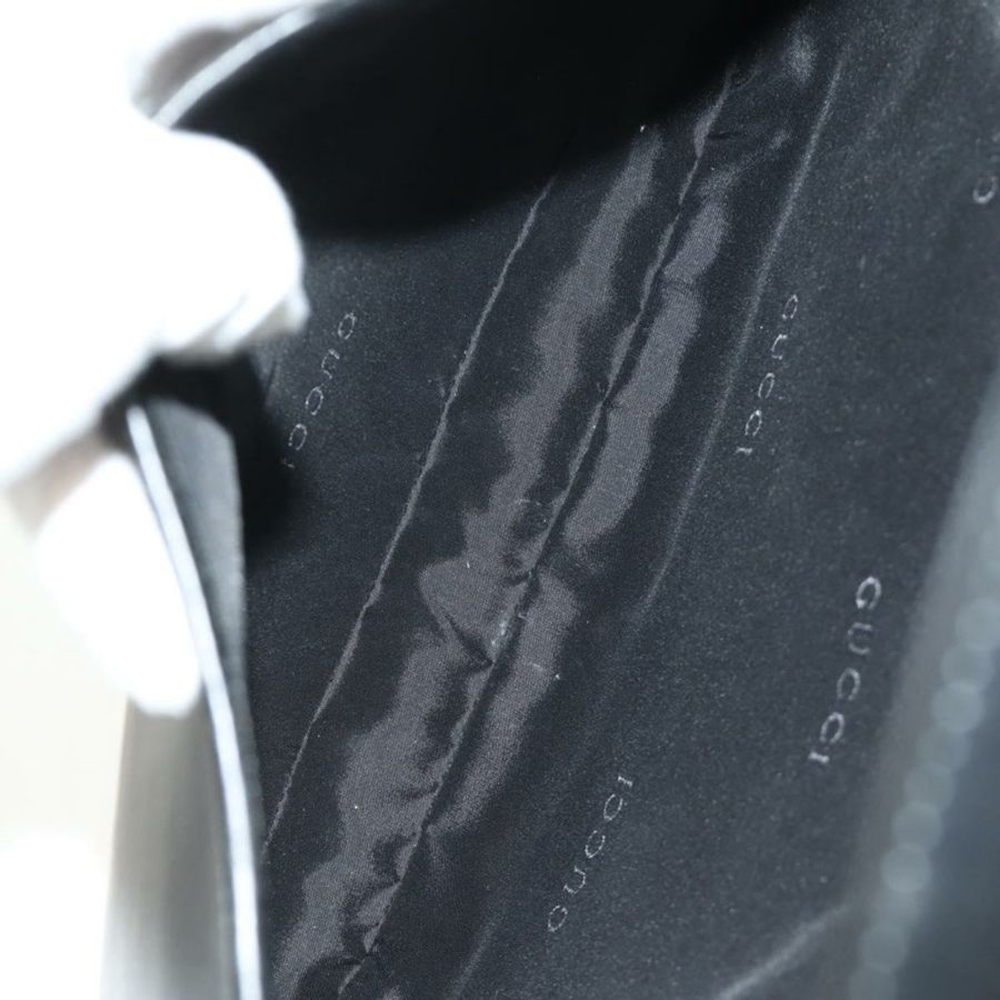 【日本直送】GUCCI Jackie 單肩包,黑色銀色皮革,貨號 001 3306 2684,正品編號 184583SAM-9