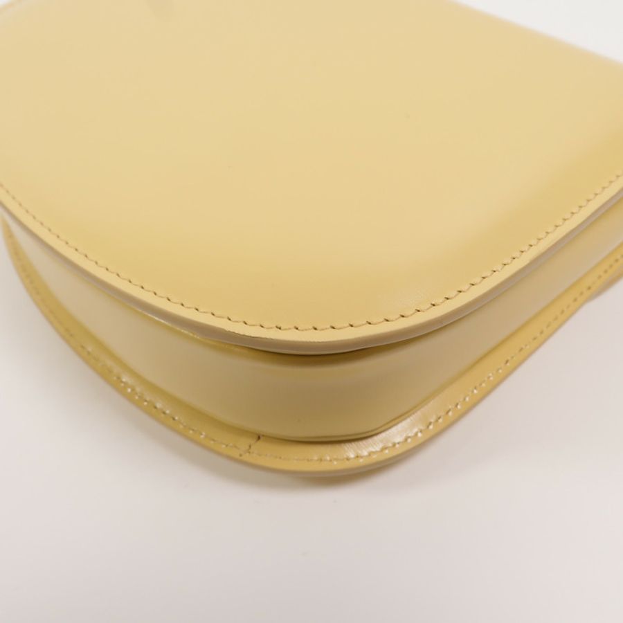 CELINE 牛皮皮革Besace Clea鏈帶肩背袋-14