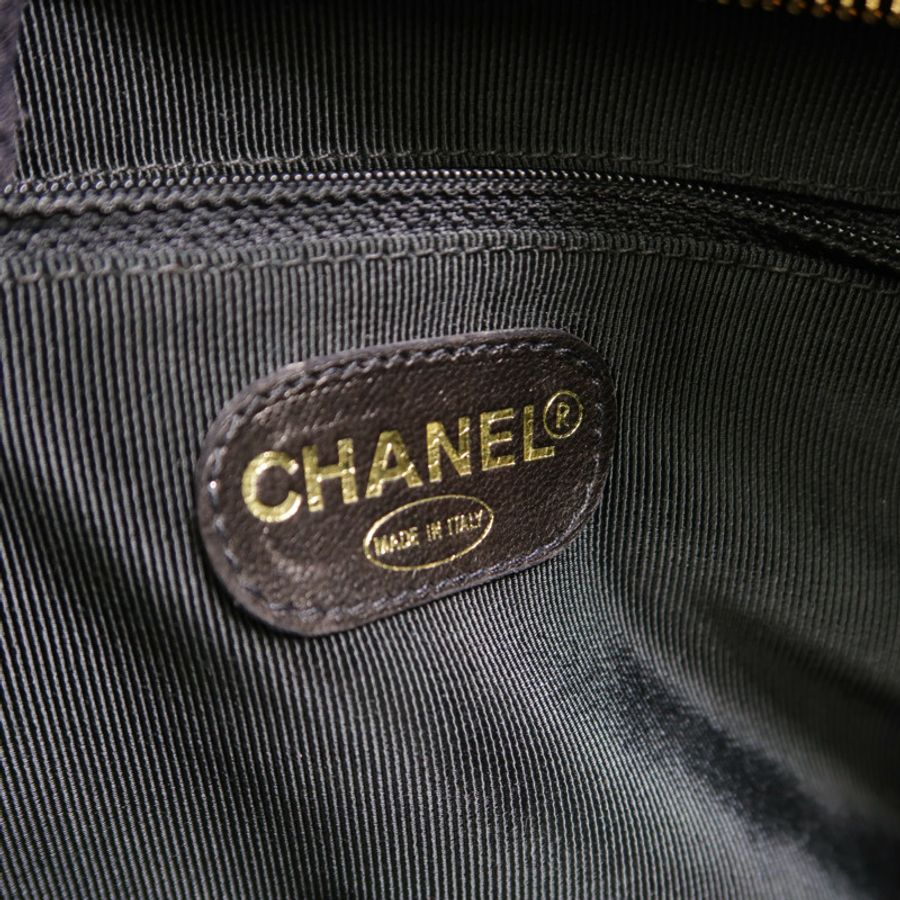 CHANEL 牛皮皮革Vintage Totebag肩背袋-5