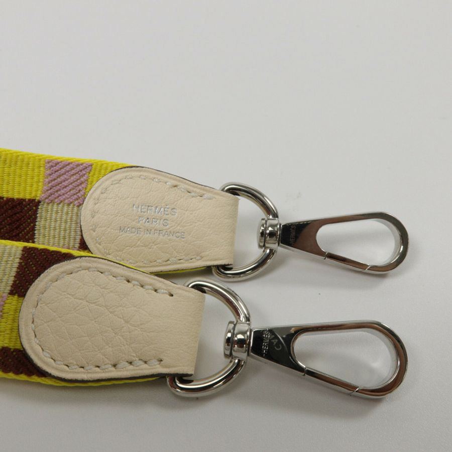 HERMES Clemence皮革Evelyne TPM肩背袋Craie-8