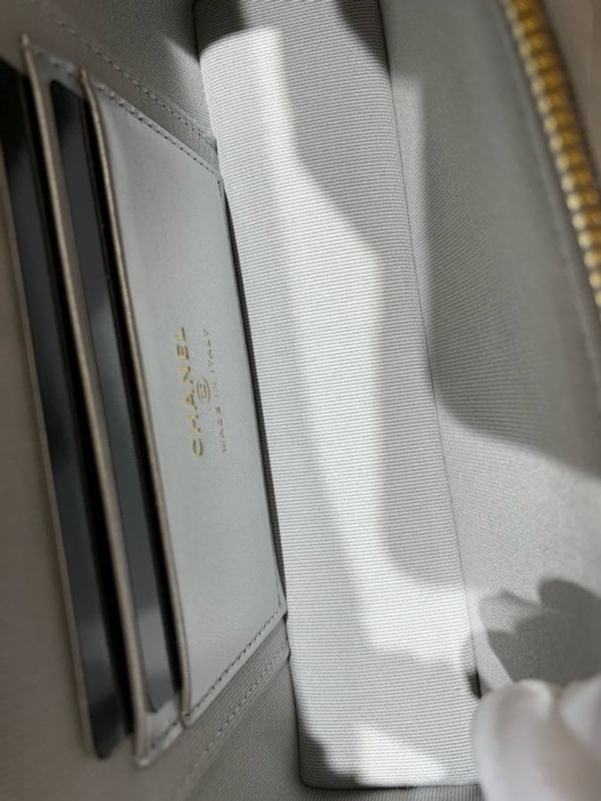 Chanel 香奈兒 26A 銀色金扣 lp 飯盒包 芯片款-7