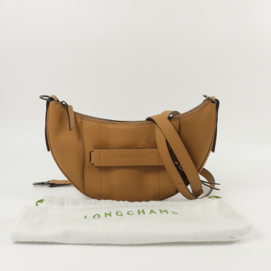 Longchamp 牛皮皮革Shoulder Bag肩背袋-9