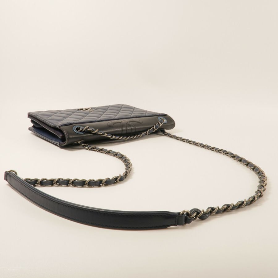 CHANEL 羊皮皮革Ballerine Flap Bag鏈帶肩背袋-9