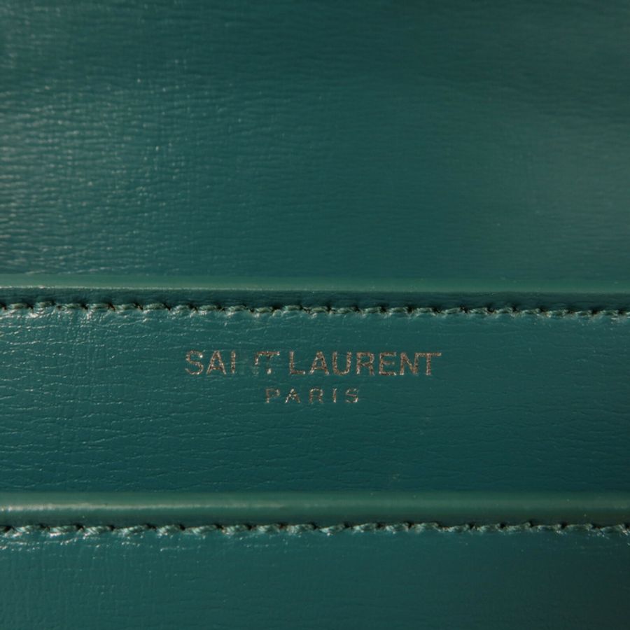SAINT LAURENT 牛皮皮革Sunset Medium鏈帶肩背袋-6