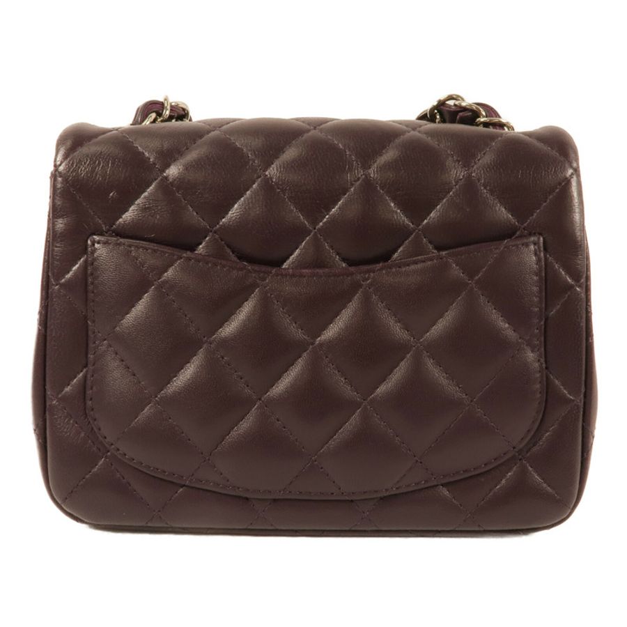 CHANEL 羊皮皮革Mini Classic 17鏈帶肩背袋-1
