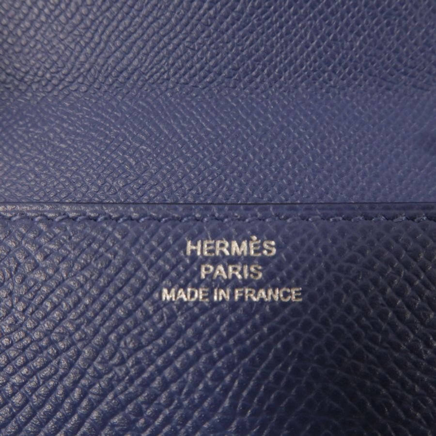 HERMES Epsom皮革Clic 16肩背袋Blue Brighton-5