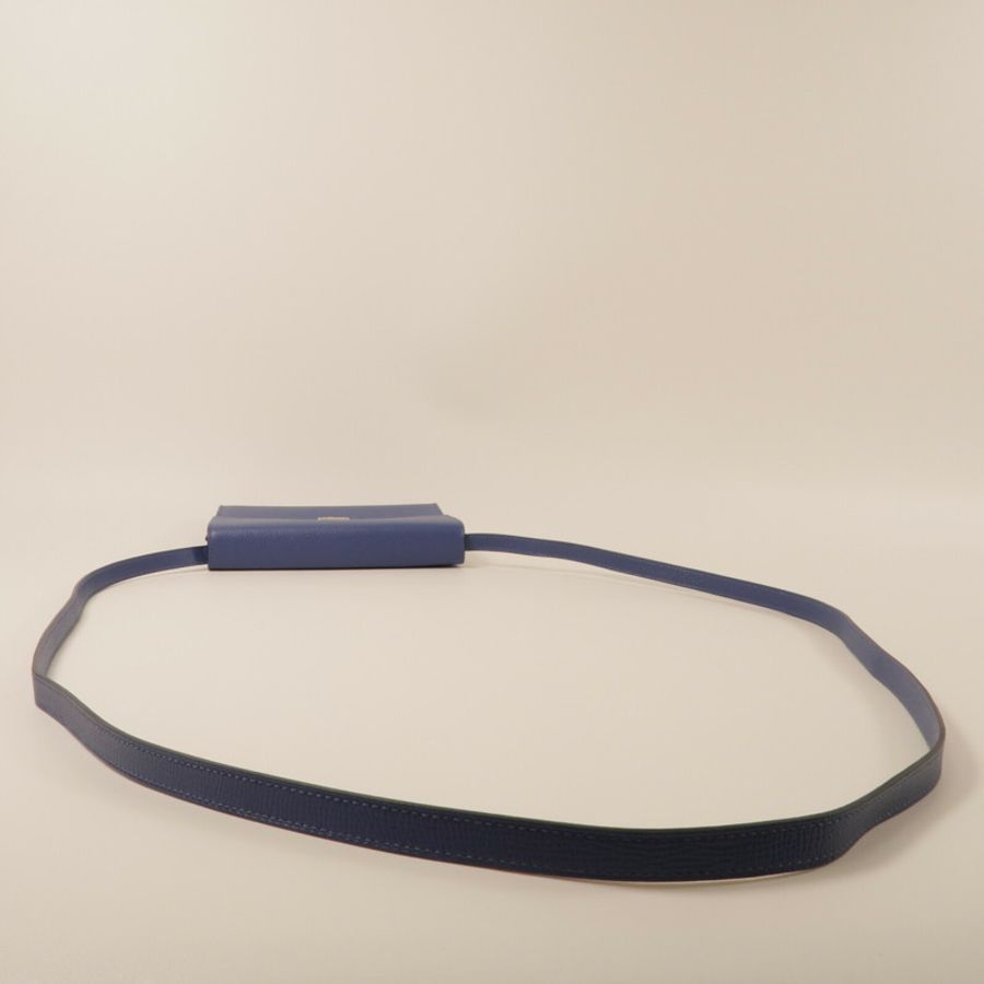 HERMES Epsom皮革Clic 16肩背袋Blue Brighton-8