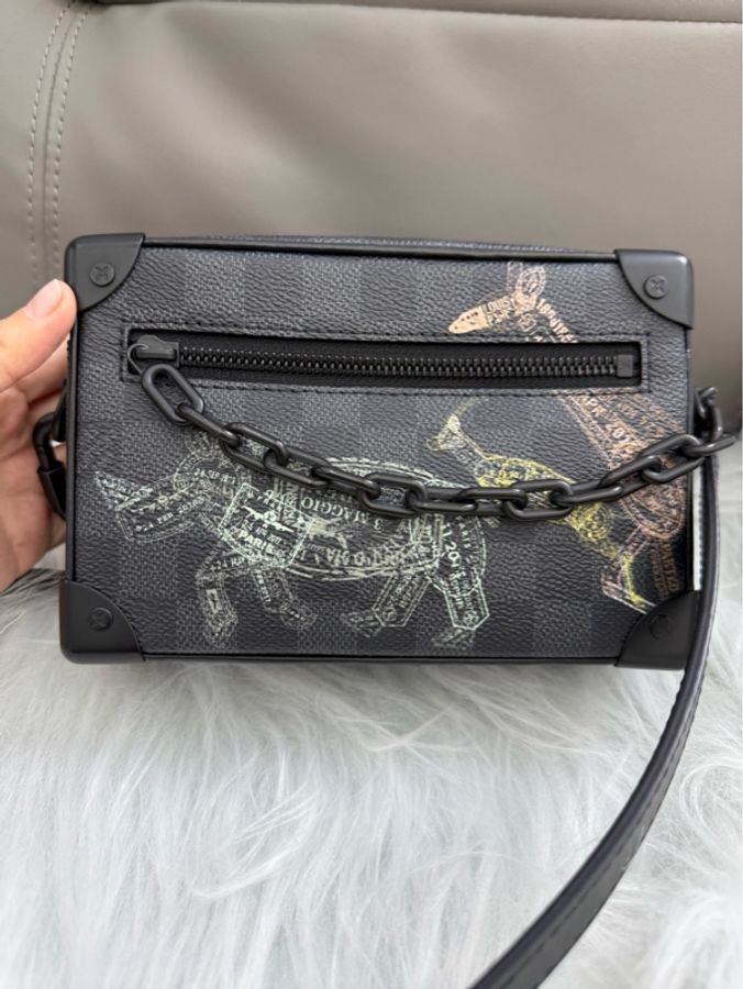 99新 Louis Vuitton 路易威登 null lv盒子棋盤格限量款-0