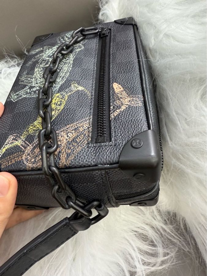 99新 Louis Vuitton 路易威登 null lv盒子棋盤格限量款-5