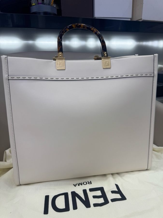 99新 fendi 芬迪 托特女士手提包-3