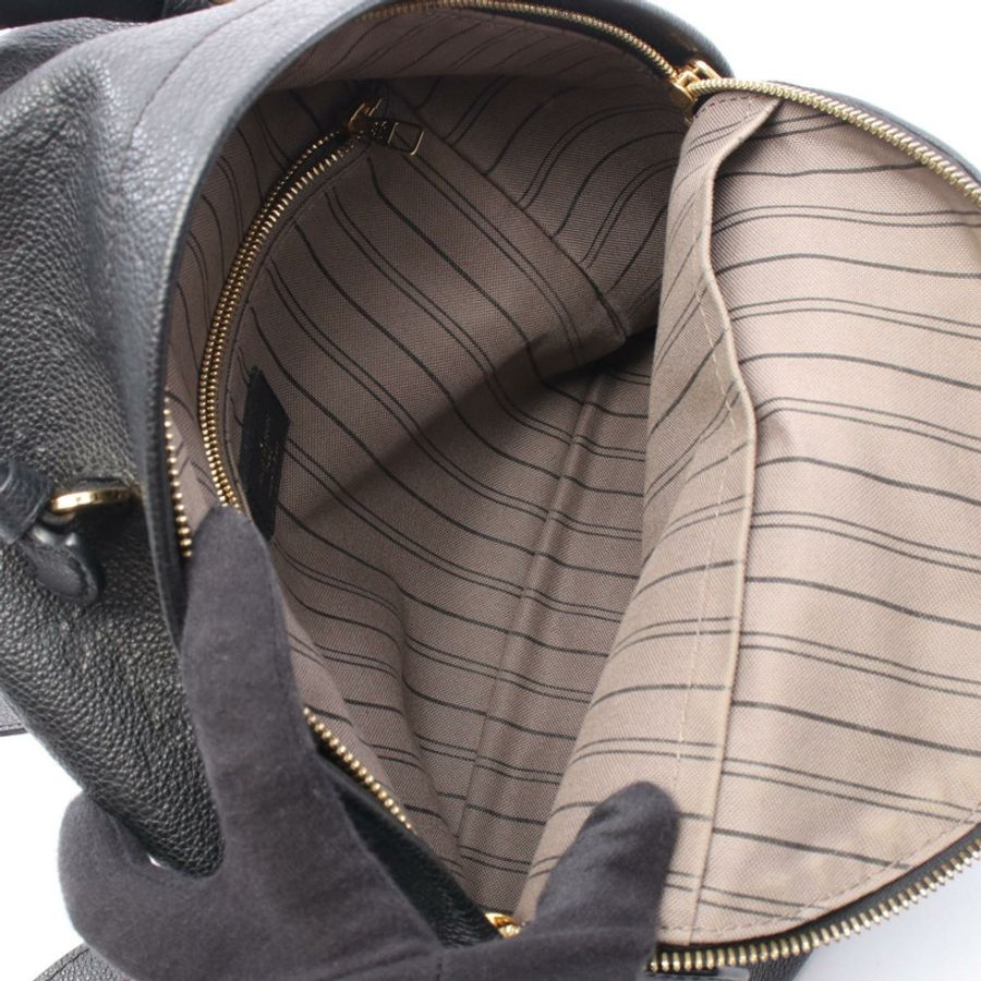 路易威登 Sorbonne 背包 M44016 Monogram empreinte 皮革黑色-2