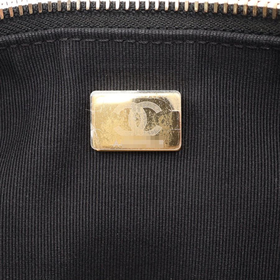 黑色 菱格紋羊皮 Trendy Pockets Hobo 肩背包【CHANEL 香奈兒】 AS5302-4