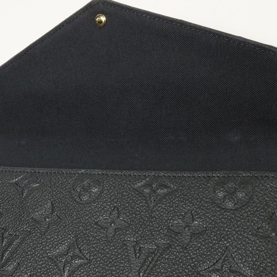 LOUIS VUITTON Monogram Empreinte Felicie Pochette 金扣鏈帶肩背袋-18