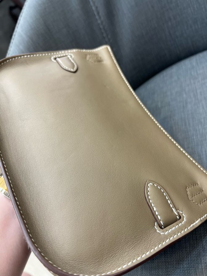 Hermes Mini swift jypsiere 迷你吉普賽 大象灰 金扣 U刻-7