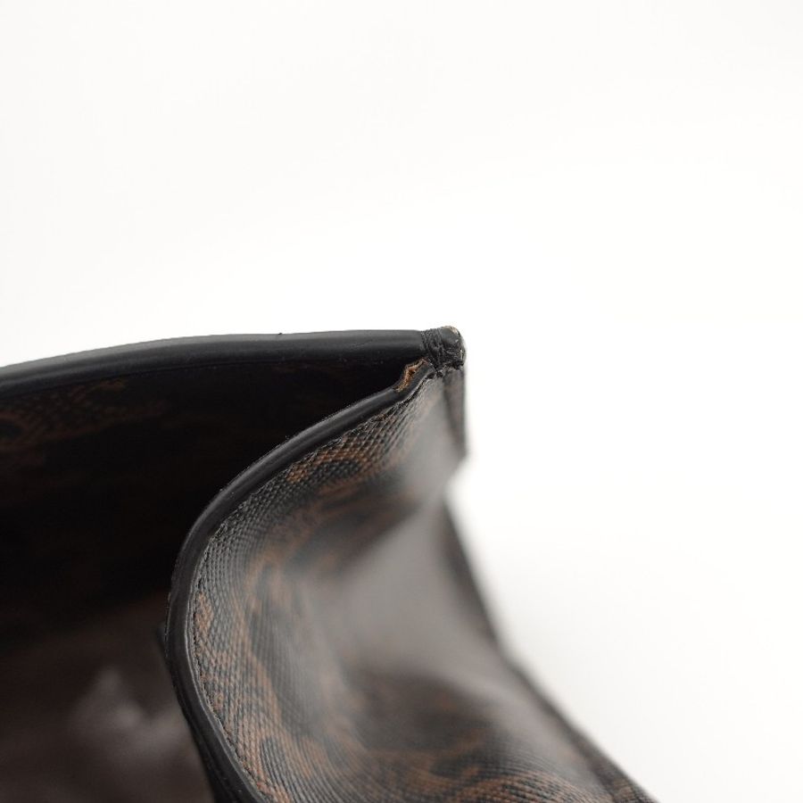 Celine Cabas 白字 棕色老花琴譜 托特-11