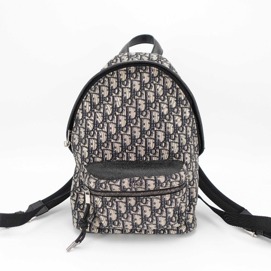 Dior 老花帆布 Oblique 後背包-3
